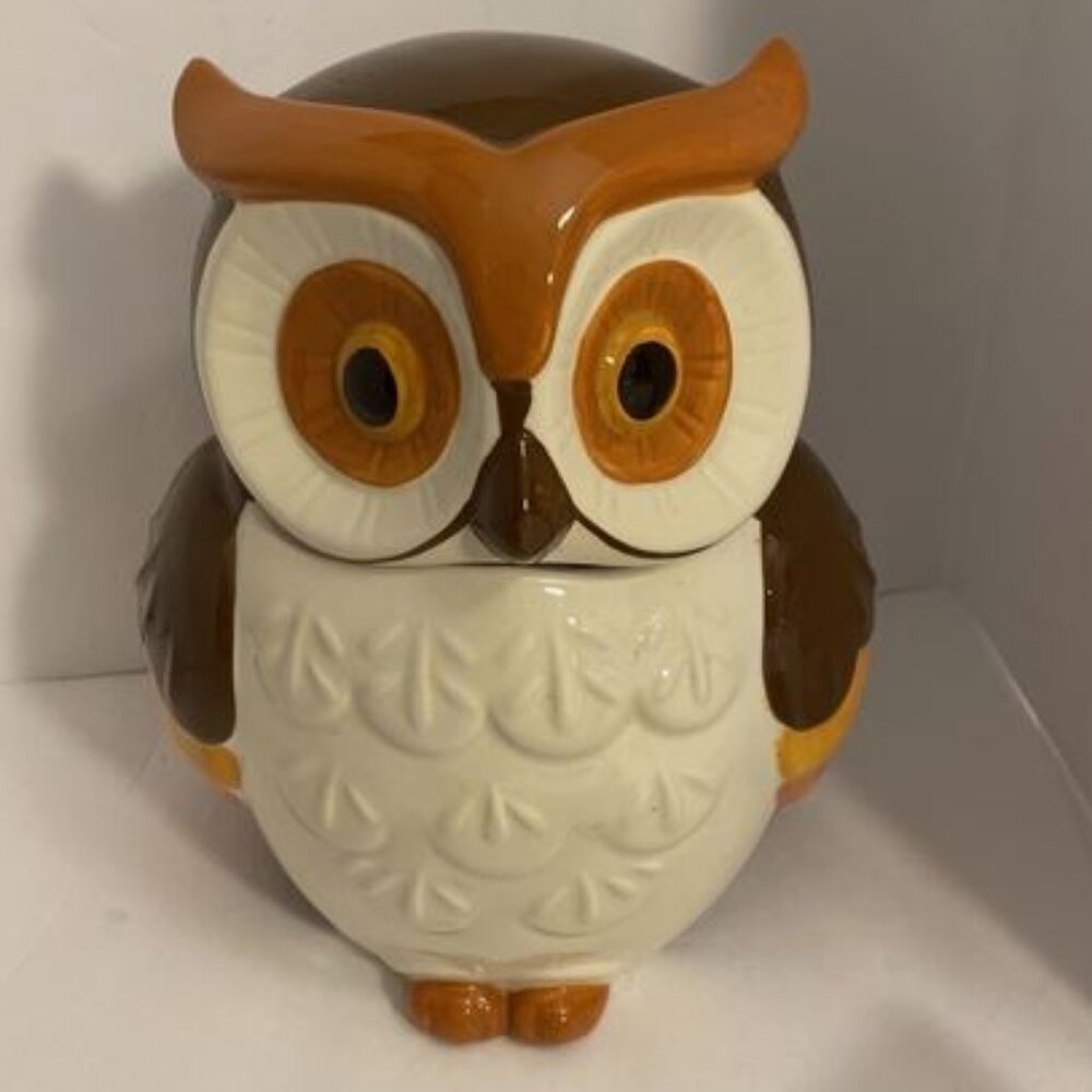 Better Homes And Gardens Owl Cookie Jar 9.5” Tall